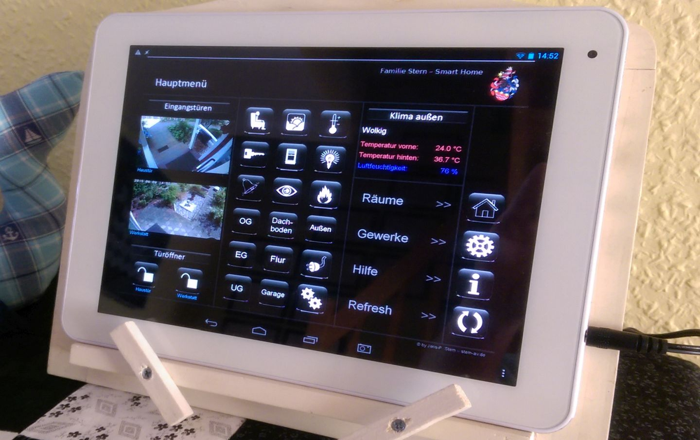 HomeMatic Tablet